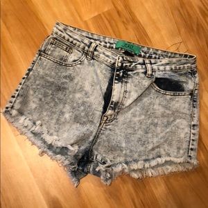 High waisted Jean Shorts